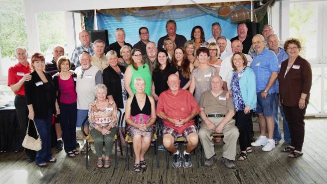 Ray's 80th- Group photo